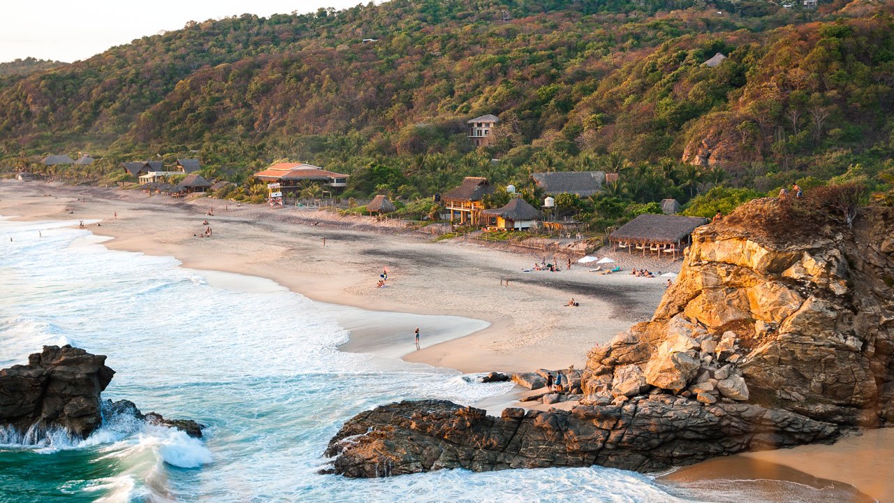 Playa Mermejita en Mazunte